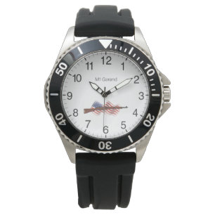 Patriotic American WW2 Rifle M1 Garand Watch
