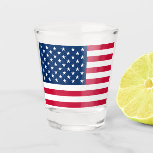 Patriotic Americanm Flag Shot Glass