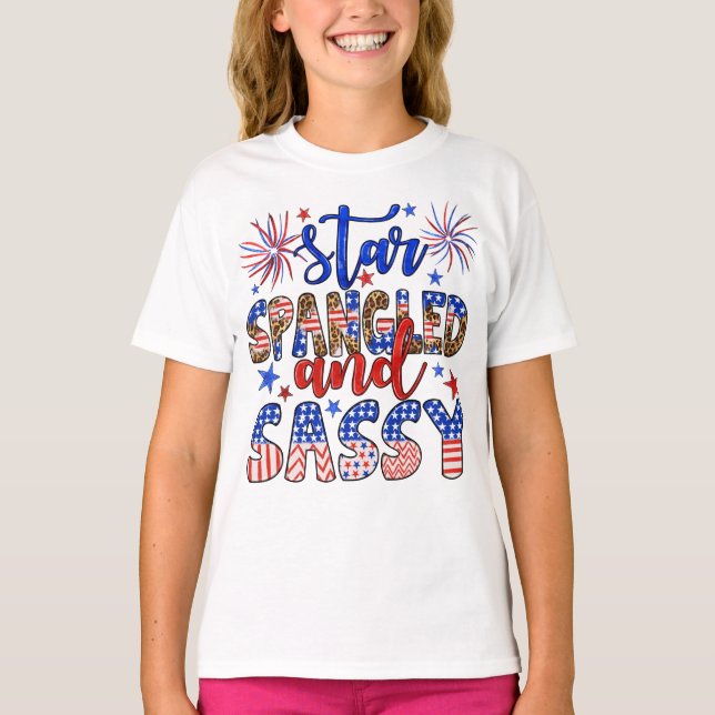 Patriotic And Sassy T-Shirt (Front)