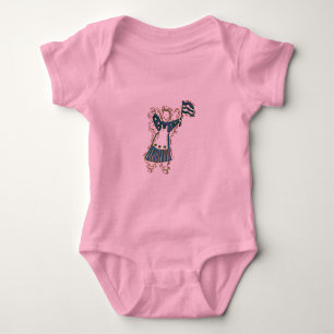 Patriotic Angel Baby Bodysuit