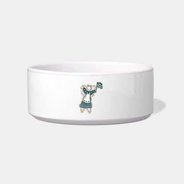 Patriotic Angel Bowl (Front)