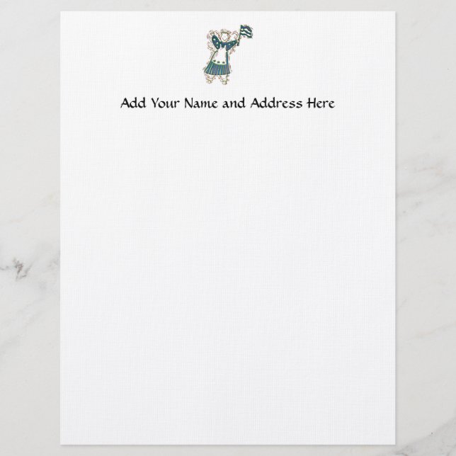 Patriotic Angel Letterhead Design (Front)