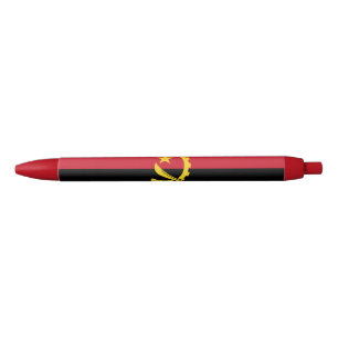 Patriotic Angolan Flag Blue Ink Pen