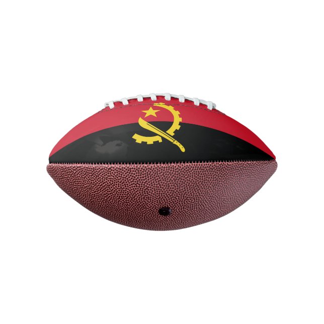 Patriotic Angolan Flag Football (Rotated 270)