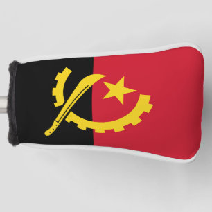 Patriotic Angolan Flag Golf Head Cover