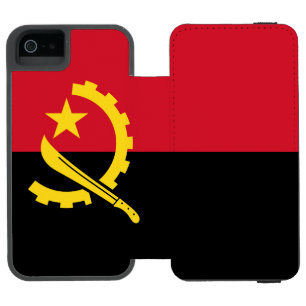 Patriotic Angolan Flag Incipio Watson™ iPhone 5 Wallet Case