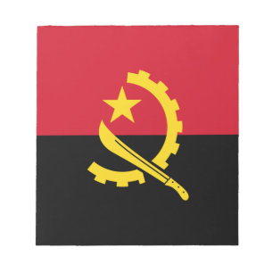 Patriotic Angolan Flag Notepad
