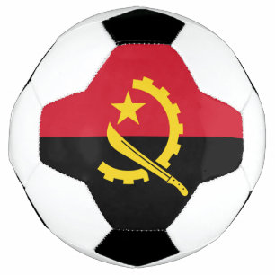 Patriotic Angolan Flag Soccer Ball