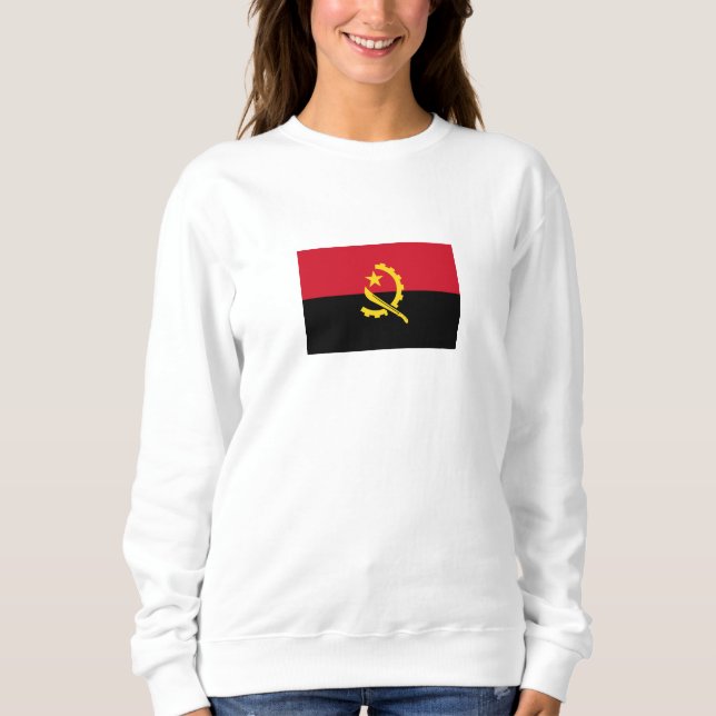 Patriotic Angolan Flag Sweatshirt (Front)