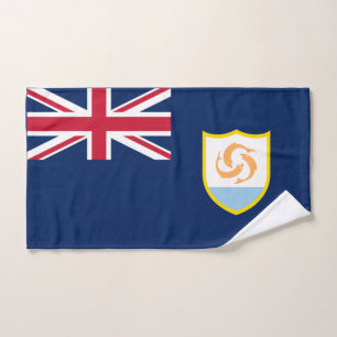 Patriotic Anguilla Flag Hand Towel