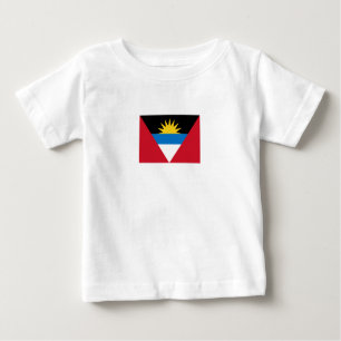 Patriotic Antigua and Barbuda Flag Baby T-Shirt