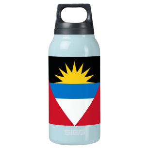 Patriotic Antigua and Barbuda Flag Insulated Water Bottle