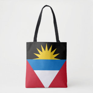 Patriotic Antigua and Barbuda Flag Tote Bag