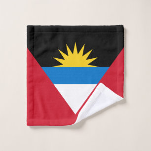 Patriotic Antigua and Barbuda Flag Wash Cloth