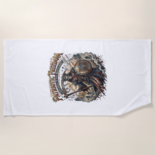 Patriotic Apocalyptic Liberty Reaper Zombie Apocal Beach Towel