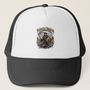 Patriotic Apocalyptic Liberty Reaper Zombie Apocal Trucker Hat