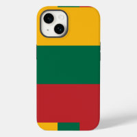 Patriotic Apple 14 Case-Mate, Lithuania flag