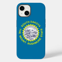 Patriotic Apple 14 Case-Mate, South Dakota flag