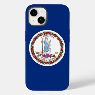 Patriotic Apple 14 Case-Mate, Virginia flag Case-Mate iPhone 14 Case