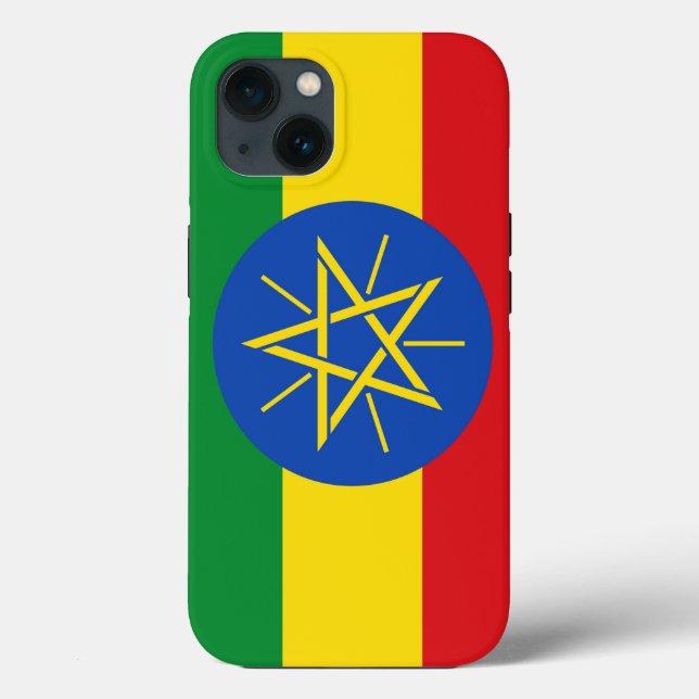 Patriotic Apple Case-Mate, Ethiopian flag Case-Mate iPhone Case (Back)