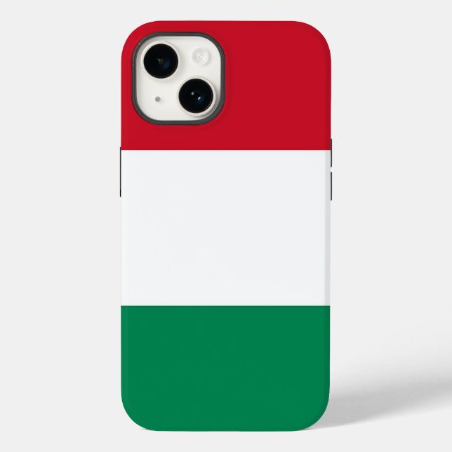 Patriotic Apple Case-Mate, Hungary Flag Case-Mate  iPhone Case (Back)