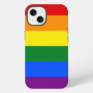 Patriotic Apple Case-Mate, LGBT Rainbow flag iPhone 13 Case