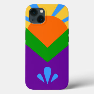 Patriotic Apple Case-Mate, Manitou Springs flag iPhone 13 Case