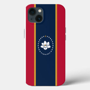 Patriotic Apple Case-Mate, Mississippi flag iPhone 13 Case