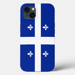 Patriotic Apple Case-Mate, Quebec flag iPhone 13 Case