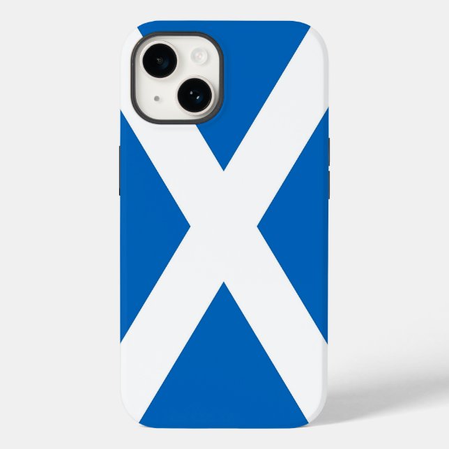 Patriotic Apple Case-Mate, Scotland flag Case-Mate iPhone Case (Back)