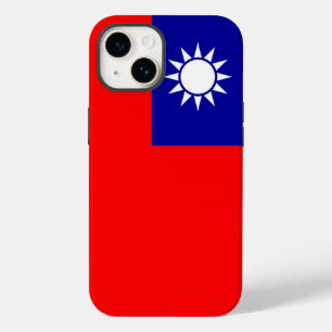 Patriotic Apple Case-Mate, Taiwan flag Case-Mate i iPhone 14 Case