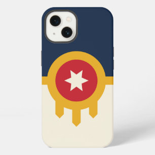 Patriotic Apple Case-Mate, Tulsa flag iPhone 13 Case