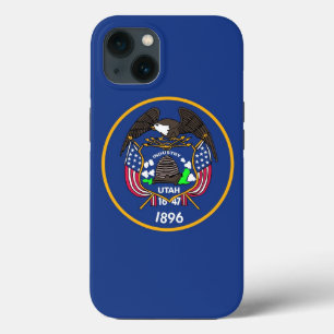 Patriotic Apple Case-Mate, Utah flag iPhone 13 Case