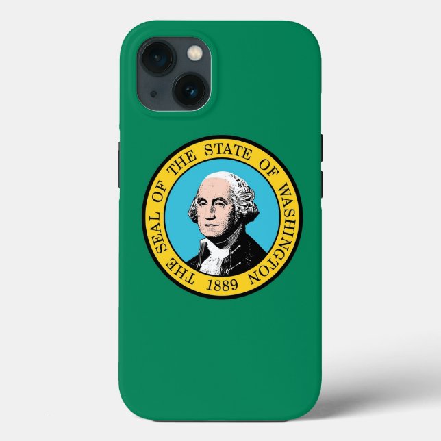 Patriotic Apple Case-Mate, Washington flag  Case-Mate iPhone Case (Back)