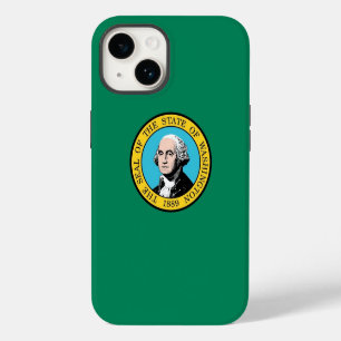 Patriotic Apple Case-Mate, Washington flag iPhone 14 Case