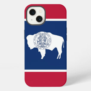Patriotic Apple Case-Mate, Wyoming flag iPhone 13 Case