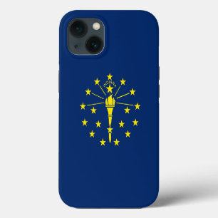 Patriotic Apple iPhone 13 Case-Mate, Indiana Flag Case