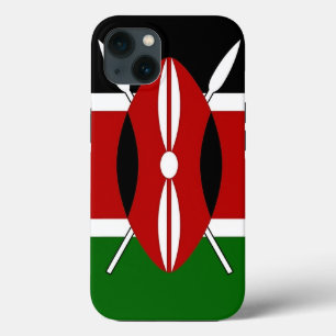 Patriotic Apple iPhone 13 Case-Mate Kenya flag Case
