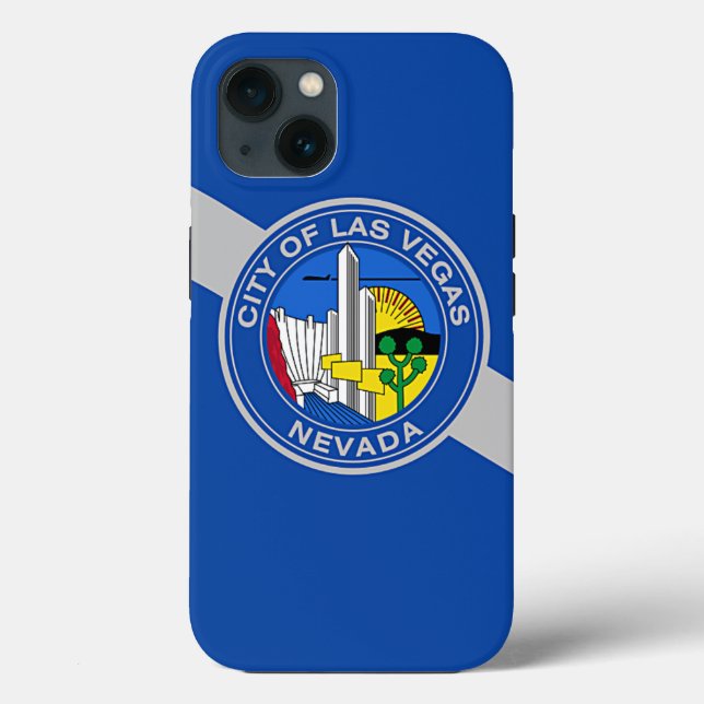 Patriotic Apple iPhone 13 Case-Mate, Las Vegas Case-Mate iPhone Case (Back)