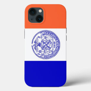 Patriotic Apple iPhone 13 Case-Mate, New York Flag iPhone 13 Case