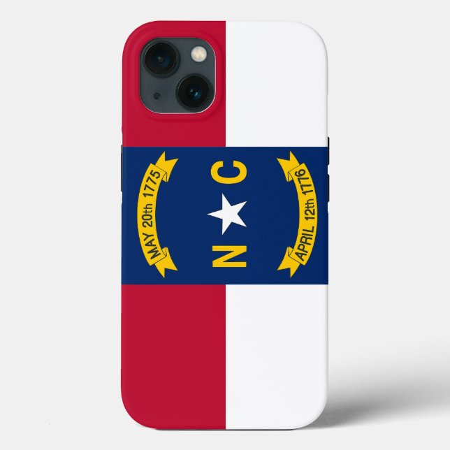 Patriotic Apple iPhone 13, North Carolina Case-Mate iPhone Case (Back)