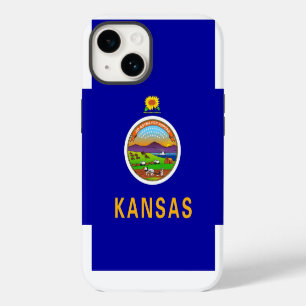 Patriotic Apple iPhone 14 Case-Mate, Kansas flag Case