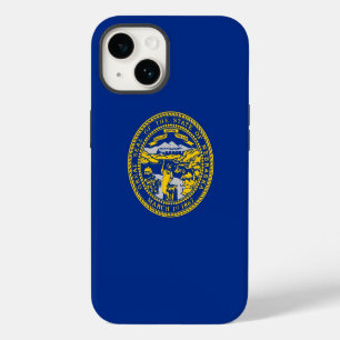 Patriotic Apple iPhone 14 Case-Mate, Nebraska Flag Case