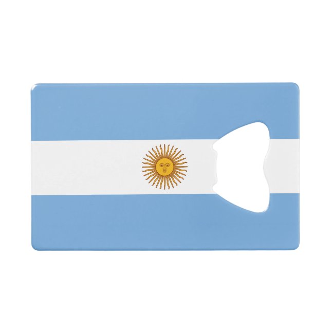 Patriotic Argentinian Flag (Front (Horizontal))