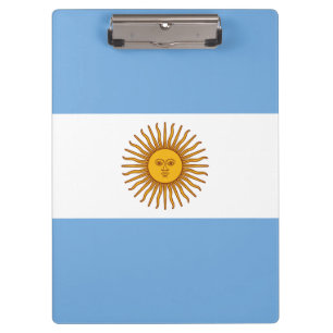 Patriotic Argentinian Flag Clipboard