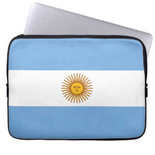 Patriotic Argentinian Flag Laptop Sleeve