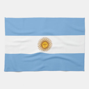 Patriotic Argentinian Flag Tea Towel