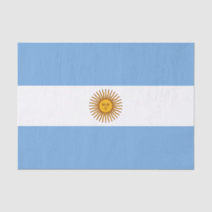 Patriotic Argentinian Flag Tissue Paper