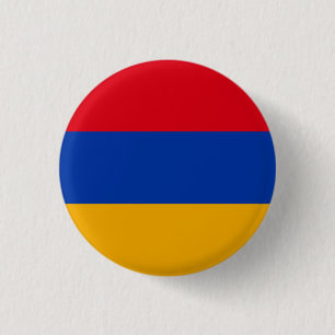 Patriotic Armenian Flag 3 Cm Round Badge