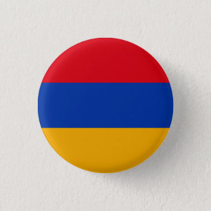 Patriotic Armenian Flag 3 Cm Round Badge